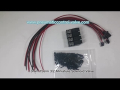 10mm 15mm 3/2 клапанов соленоида 1.3W миниатюры 24VDC для пневматической автоматизации ткани и вязать